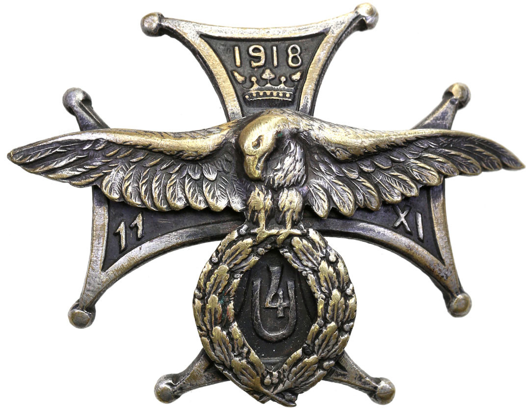 II RP. Odznaka  żołnierska 4 Pułku Ułanów Zaniemeńskich, Wilno